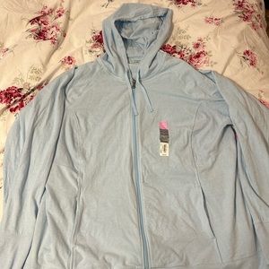 Powder blue hoodie